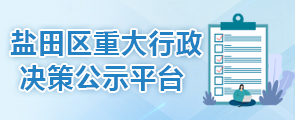 盐田区重大行政决策专栏