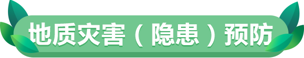 地质灾害（隐患）预防
