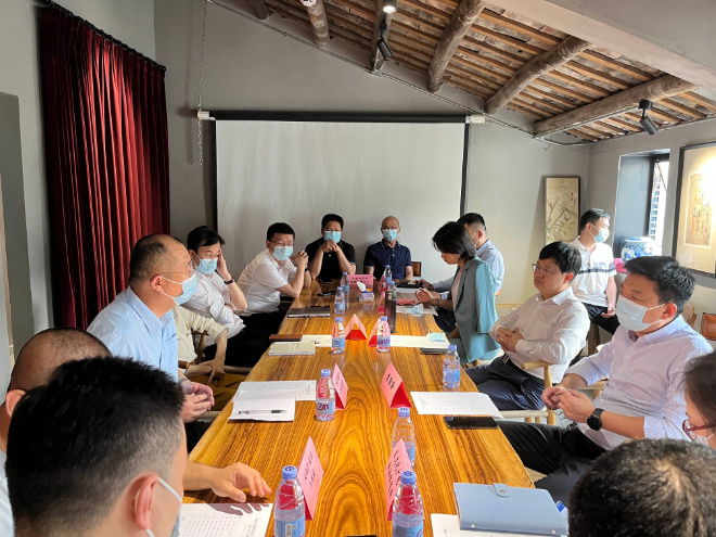 区委常委,宣传部部长张玉领同志带队到梅沙街道大梅沙社区现场调研