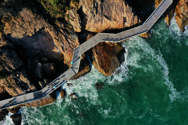 观海听涛（小梅沙海滨栈道）